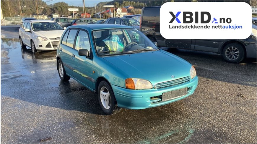 TOYOTA STARLET 1996 1.3 75hk 242663km