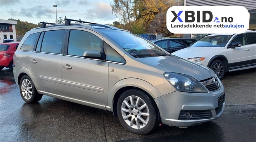 Opel Zafira, Automat 2006 1.9 120hk, 166475 km, 7 seter - Rep objekt