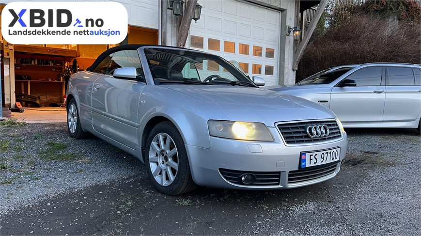 AUDI A4 CABRIOLET, 2002, 2.4, 170hk, 191800km