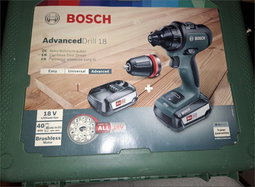 BOSCH ADVANCED DRILL 18V