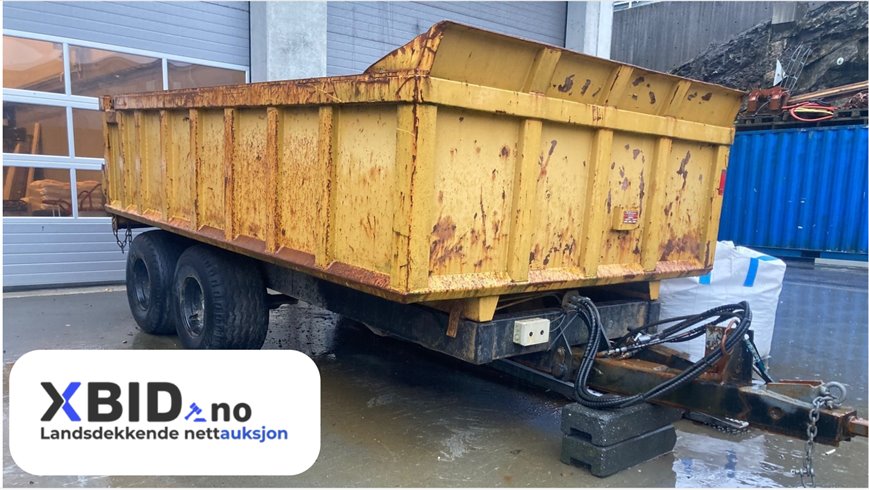 Foss-eik Dumper tipphenger 8500kg nyttelast