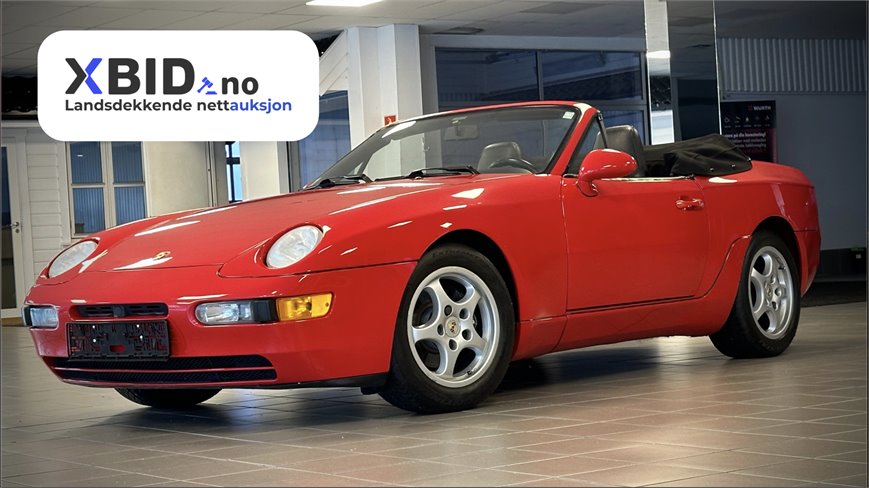 1992 PORSCHE 968 Cabriolet, 3 liter, 240hk, 70.200km