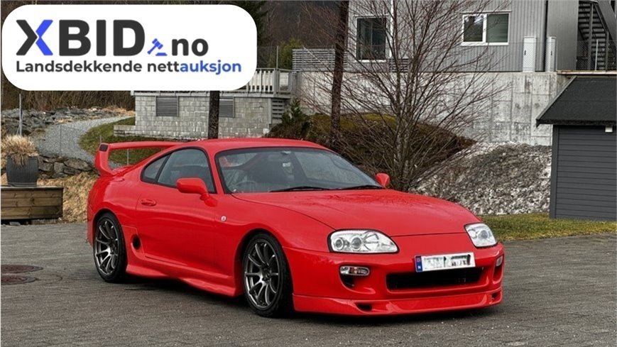 TOYOTA SUPRA 1994 2.5 280hk kun 137000km EU ok til 2026